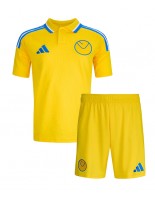 Leeds United Venkovní dres pro děti 2024-25 Krátký Rukáv (+ trenýrky)